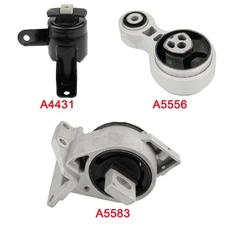 3x Engine&Transmission Mount & Torque Strut Mount For Ford Fusion 10-12