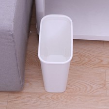 Rectangle Trashbin Slim Rectangular Small Bathroom Waste Basket Garbage