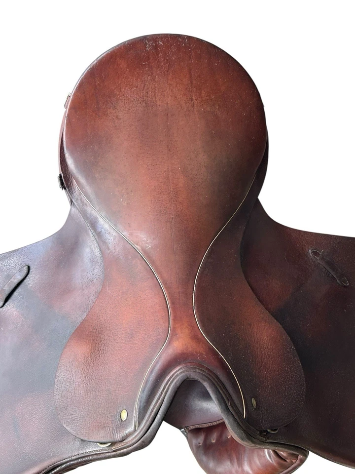 复古 Passier & Sohn 汉诺威盛装舞步马鞍-16.5 155084 德国制造 — 第 2/4 张图片