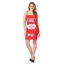 Rasta Imposta Taco Bell Packet Dress Fire Small