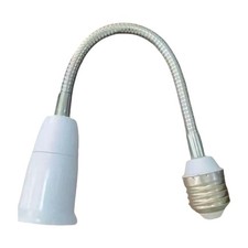 E27 to E27 Bulb Socket Extender Bendable 360 Degree E27 Light Socket Extender