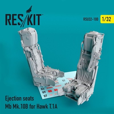 ResKit RSU32-0100 - 1:32 Ejection seats Mb Mk.10B for Hawk T.1A (3D Printed)