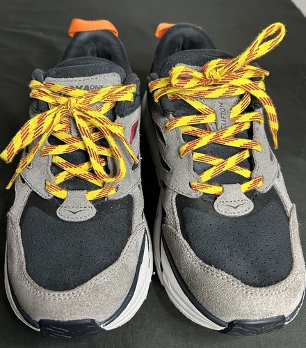 Hoka One One U Clifton L Suede: Men’s 8 Sold out Black Grey Yellow red Rare - Picture 2 of 5