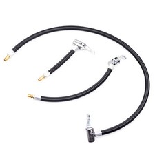 Motorcycle Car Bike Tyre Inflator Hose MTB Air Pump Extension Tube Adapter