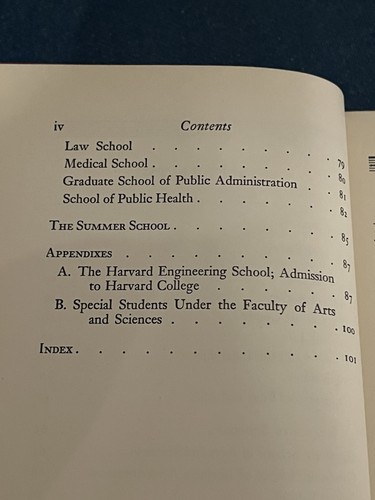 Libretto Collettibile Registro Ufficiale Università di Harvard Volume XXXVIII 1941 n.4 - Foto 6 di 8