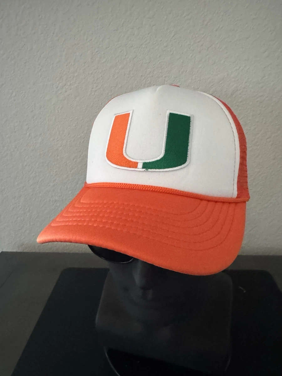 New Era x adidas Miami Hurricanes Black 9FORTY A-Frame Snapback Hat