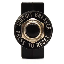 Zing Ear Boat Circuit Breaker ZE-700-4 | Press-to-Reset 4A Black