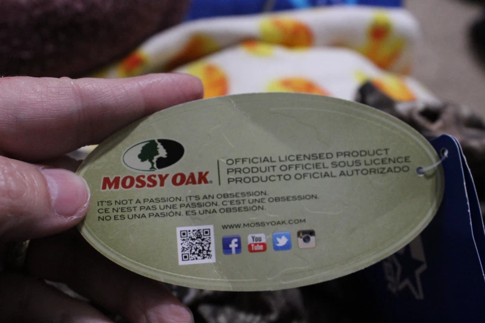 BNWT Starter Fitted Man's Mossy Oak Camo Long Sleeve Fitted Shirt 3XL 54-56 - Image 4 of 4