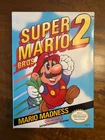 New ListingSuper Mario Bros 2 NES BOX ONLY with Foam, Posters, Bag - Vintage Nintendo