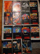 Snes Manual Lot of 15 + 2 box (Super Nintendo...