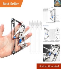 Versatile Archery Bow Set with 10 Arrows - Ideal for Hunting or Competition