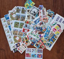 Large lots of US Charity Stamps: Christmas Easter Seals & others 1930's-1990's.