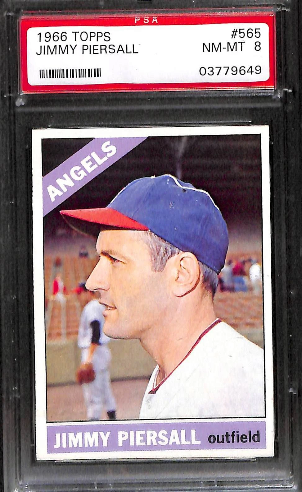 Deal for 1966 Topps #565 Jimmy Piersall (Short Print) PSA 8 NM-MT 03779649
