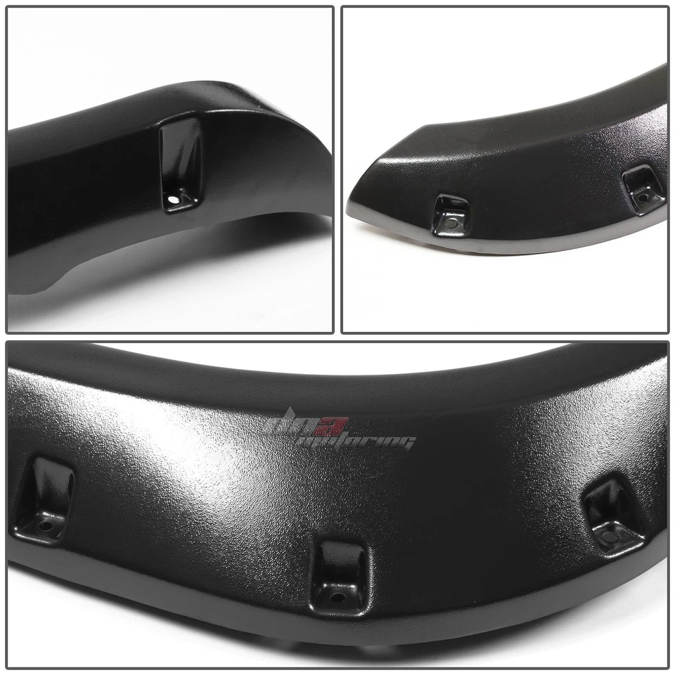 Juego de llamaradas de guardabarros remachadas con bolsillo texturizadas para Dodge Ram 1500 2500 3500 2002-2009 Foto 2 de 4