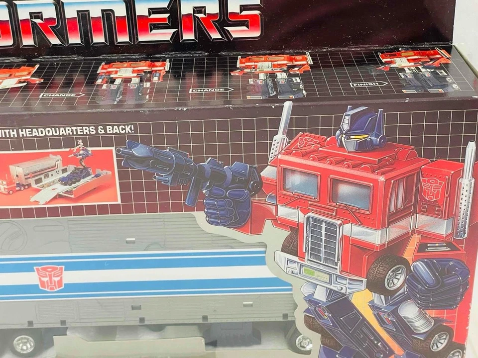 Transformers G1 Original AFA 75 Optimus Prime Metal Plates MISB 75/85/90 - Image 3 of 4