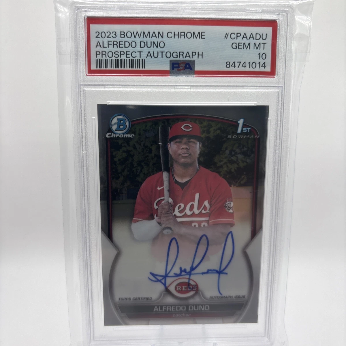 Bowman Cincinnati Reds Baseball Autographed Sports Trading Cards