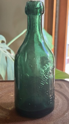 Antique ROBINSON, WILSON & LEGALEE Blob Top Soda Bottle Boston IRON PONTIL - Picture 12 of 15