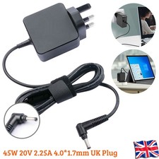 Laptop Charger AC Adapter Power Supply UK Plug For LENOVO ADL45WCD 45W 20V 2.25A