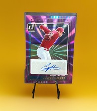 2025 donruss cooper hjerpe signature series purple laser auto /49