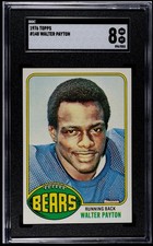 1976 Topps Walter Payton Rookie Card #148 SGC 8 NMMT Chicago Bears HOF. rookie card picture