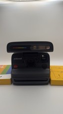 Polaroid Flip Instant Camera Black With Color Film Bundle