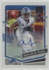 2023 Panini Clearly Donruss Auto 7/50 Amon-Ra St Brown #17 Auto 6fs
