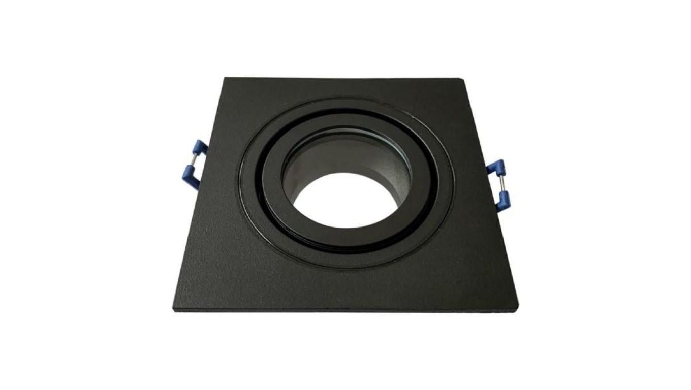 Satino Ceiling Light Movable Black Square IP54 000965