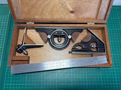 Vintage Starrett Kombi Vierkant Set metrisch - Top Zustand - Schottland