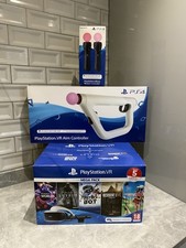 PlayStation 4 VR Bundle , Headset,camera,aim Controller, Two Motion Controllers