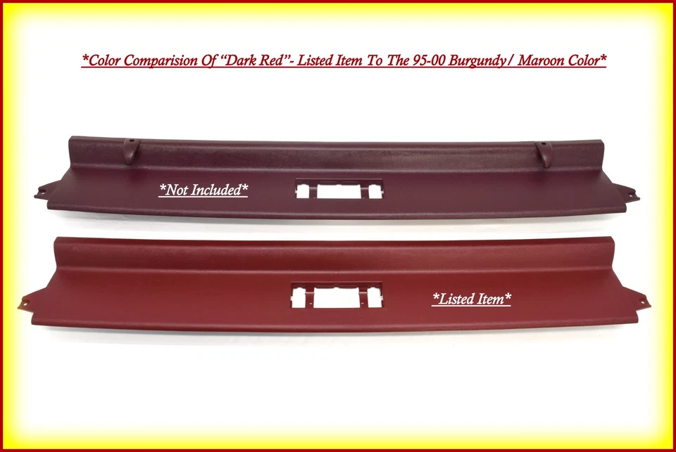 88-94 Chevy GMC OBS Rojo Regular Cabina Única Domo Trasero Luz Techo Borde C/K Foto 2 de 4