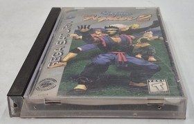 VIRTUA FIGHTER 2 SEGA SATURN VIDEO GAME CIB COMPLETE WITH CASE & MANUAL LONG BOX