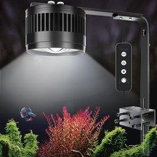 Aquarium Clip-On Stream Light with Controller, LED Fish Tank Light with 3 Mod...