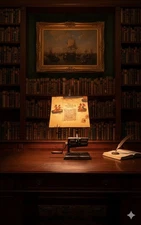  Vintage Americana Decor - Rolling Machine   Base Lamp 