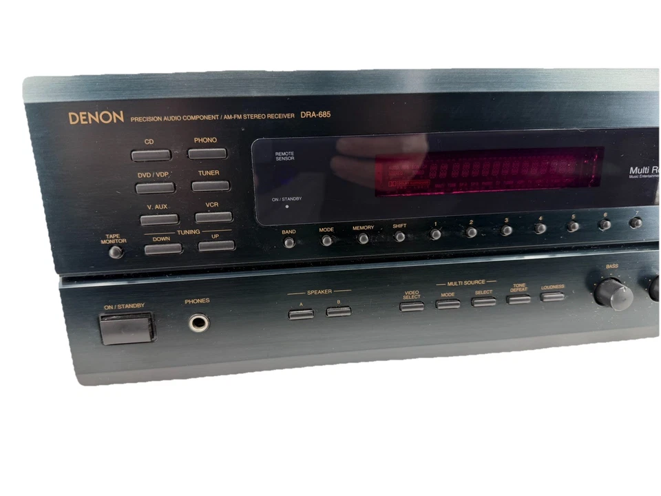 DENON ~ DRA 685 Multi Room Home Audio Amplifier 100 watts TESTED & WORKING - Image 3 of 4