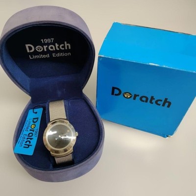 1997 Dratch Limited Edition Doraemon Half Skeleton Mechanical Watch unbenutzt