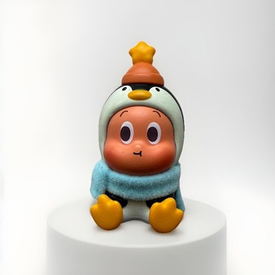 POP MART Pop Bean Fluffy & Cozy  Twinkle Twinkle Cozy Penguin  Figure   Sammler