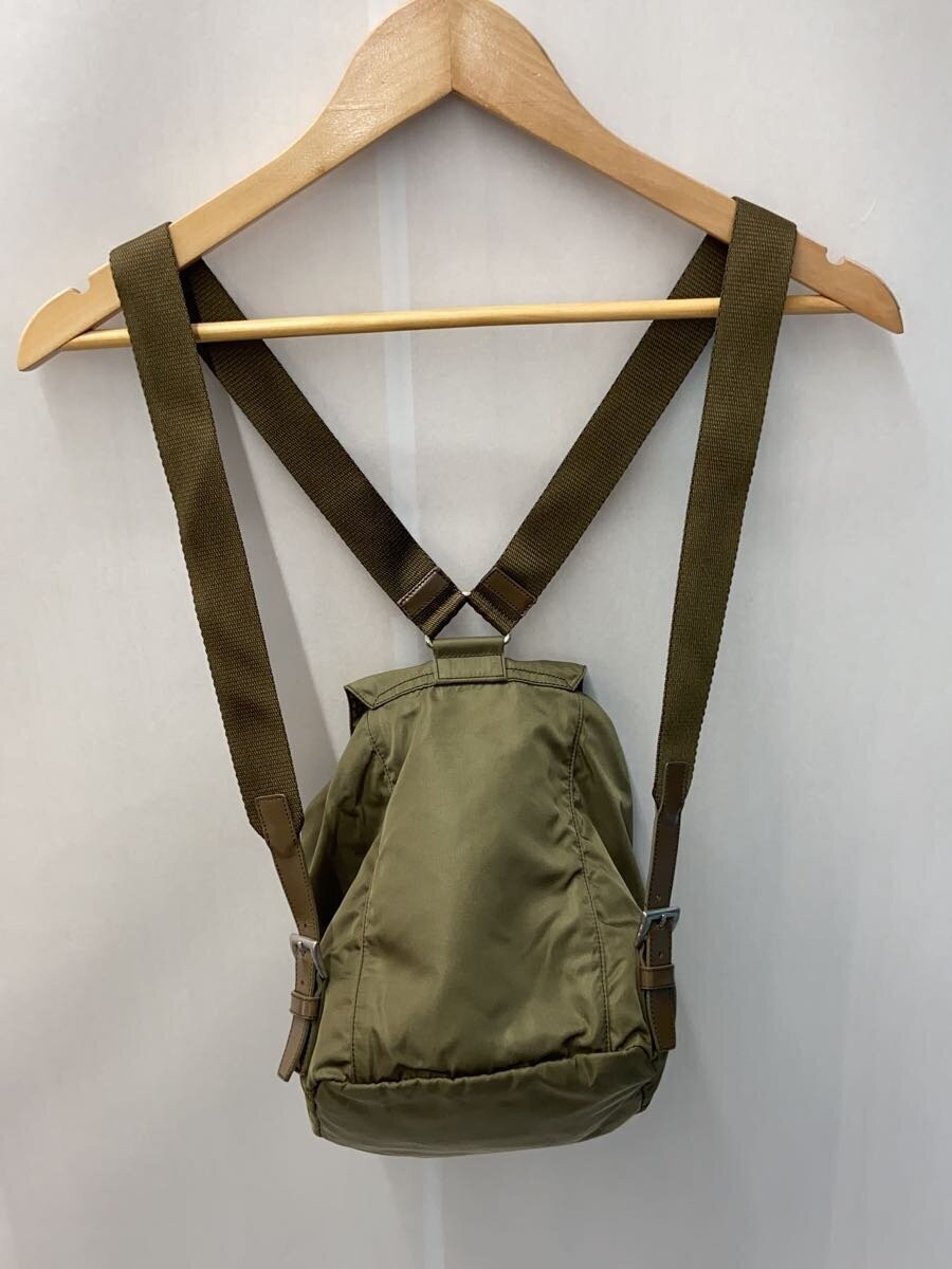 PRADA Backpack Nylon KHK Solid - image 3