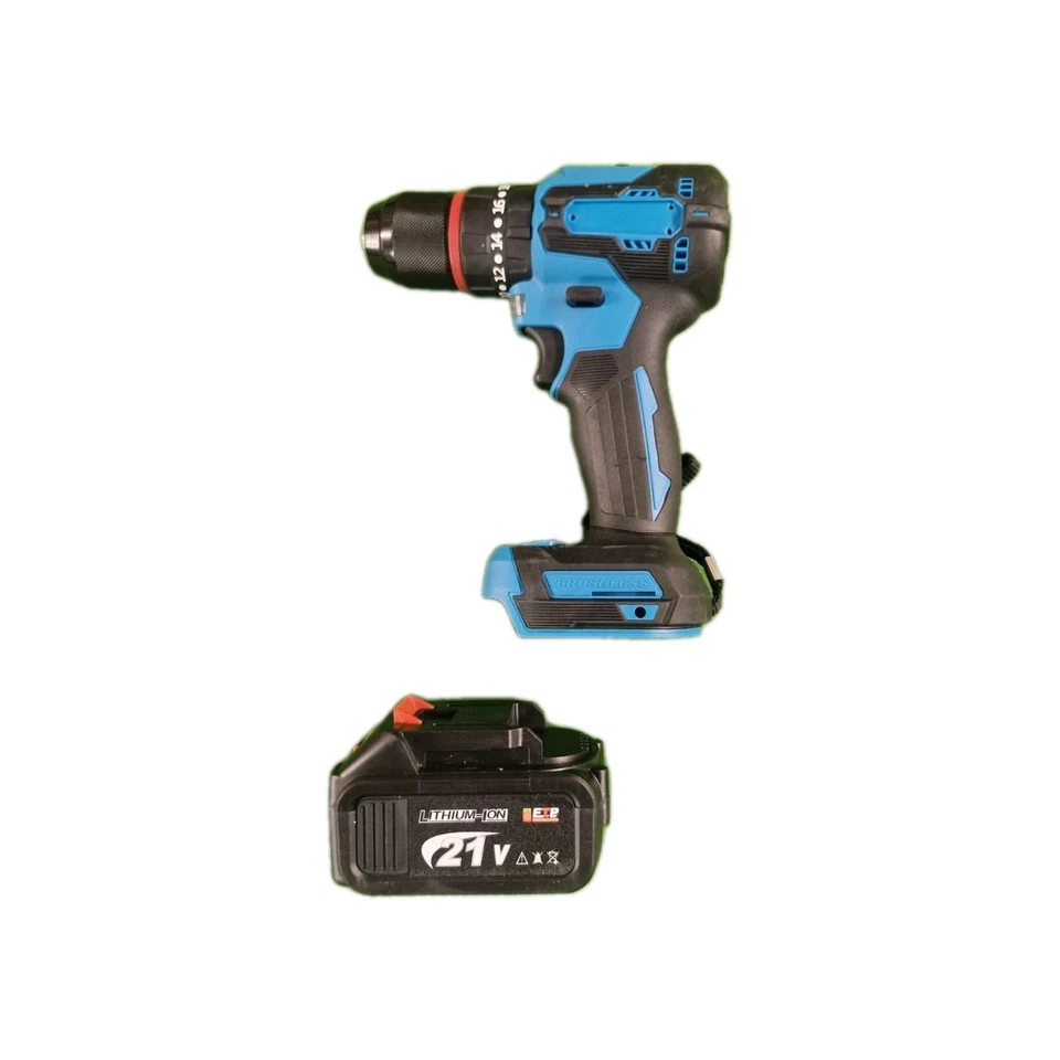 Power Tool Set, Impact Drill, Combi Drill, Sds Drill, Battery Grinder, Batteries - Image 3 of 4