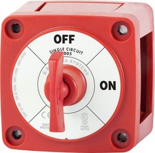 Blue Sea Systems 6005 M-series Battery Switch On/off With Key, Red