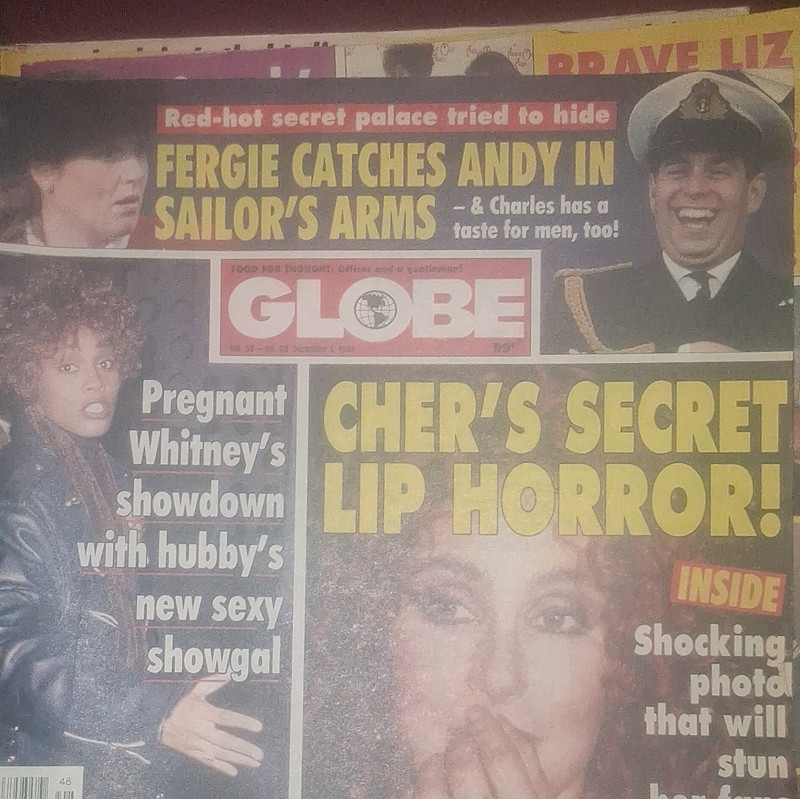Globe Magazine Nov 14 1989 Issue 48 Vol 39 English Illustrated Celebrity