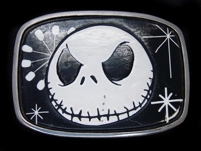 TC13120 COOL **JACK SKELLINGTON NIGHTMARE BEFORE CHRISTMAS** MOVIE BELT BUCKLE