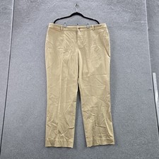 Lauren Ralph Women Pants 18W Beige Dress Pants 29" Inseam