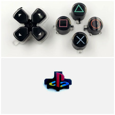 Ps5 Dualsense Full Black 30th Retro Colored B...