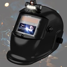 True Color Auto Darkening Welding Helmet with Light for TIG MIG ARC NEW