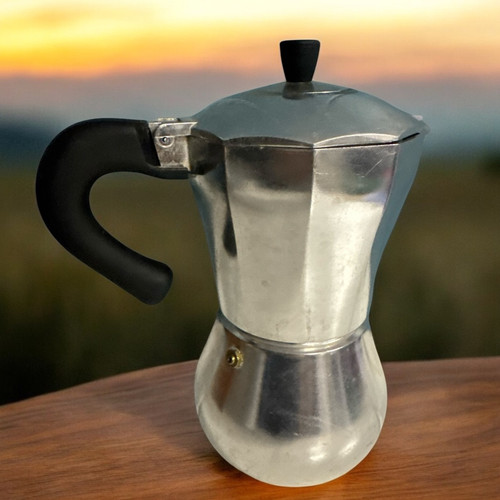 Il Mulino New York 15 Unzen Aluminium Herdplatte Espressomaschine