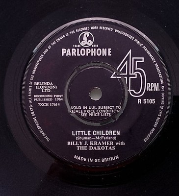 Billy J Kramer & The Dakotas - Little Children 1964 Vinyl 7'' Single 
