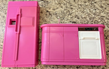 Vintage BARBIE 1990 Kitchen Playset Replacement Refrigerator  Sink