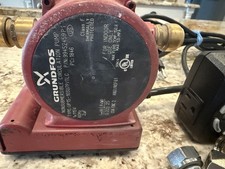 Grundfos  UP15-10SU7P/TLC - Comfort Hot Water Recirculation Pump used. 2 valves
