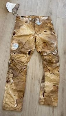 G-Star Pharrell Elwood 5622 3D Tapered Color Pants - Size 29X30 Mars Print NEW - Photo 1/4