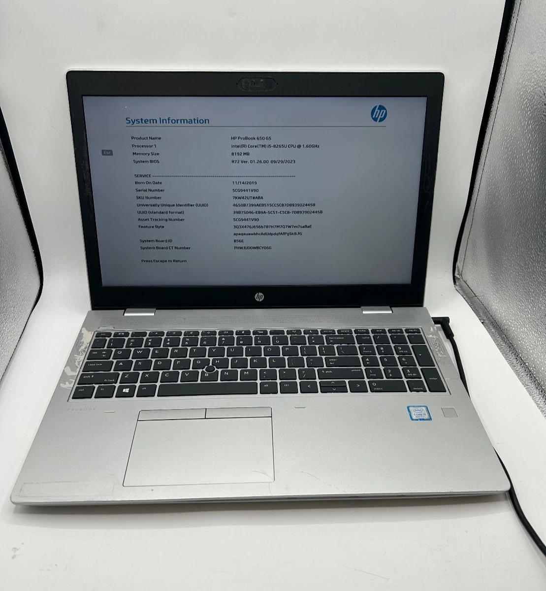 HP ProBook Intel Core i5 8th Gen. 8 GB RAM PC Laptops & Netbooks